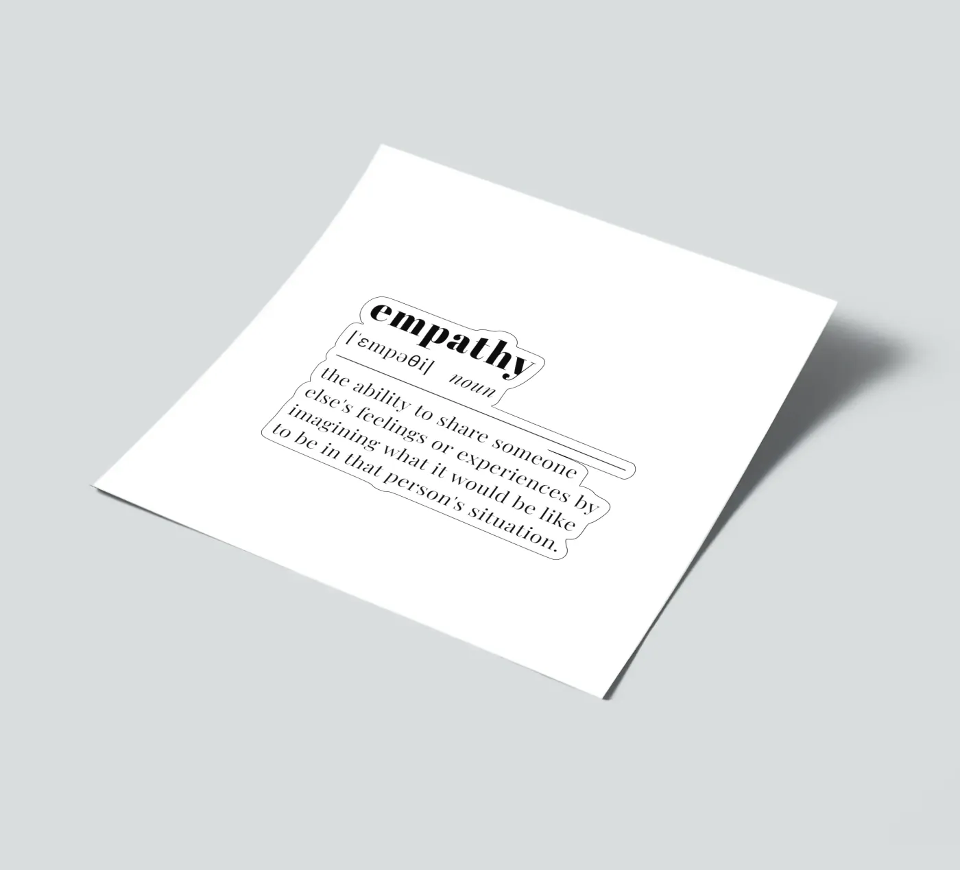 empathy sticker sheet by pilotpegasus