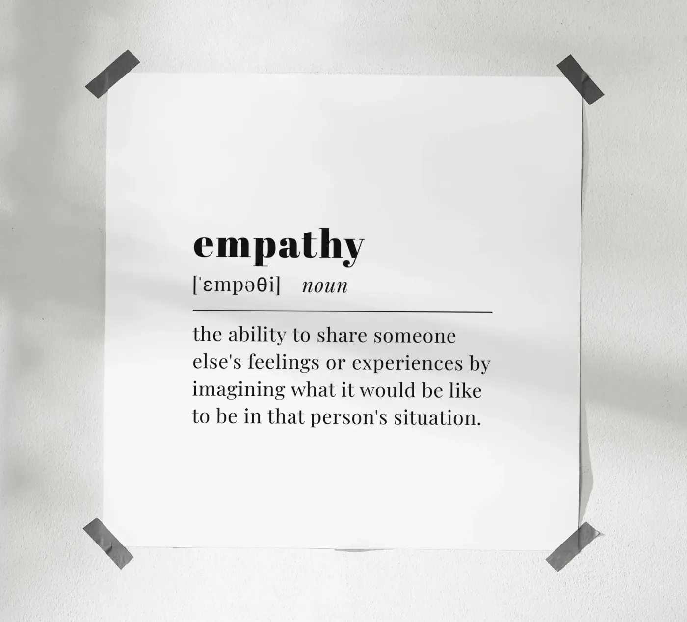 empathy Poster von pilotpegasus