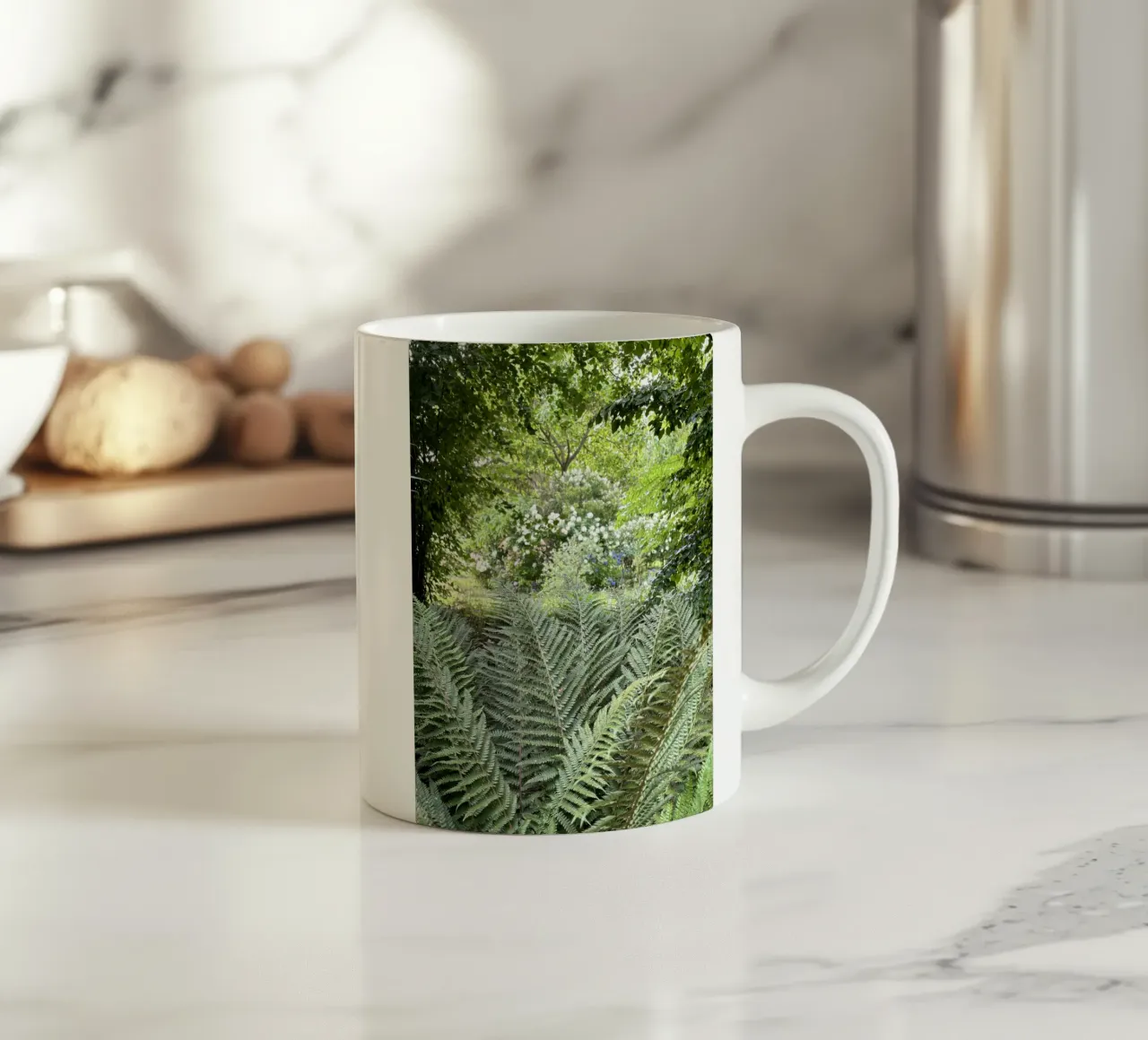 Végétations ceramic mug by Estelle Création