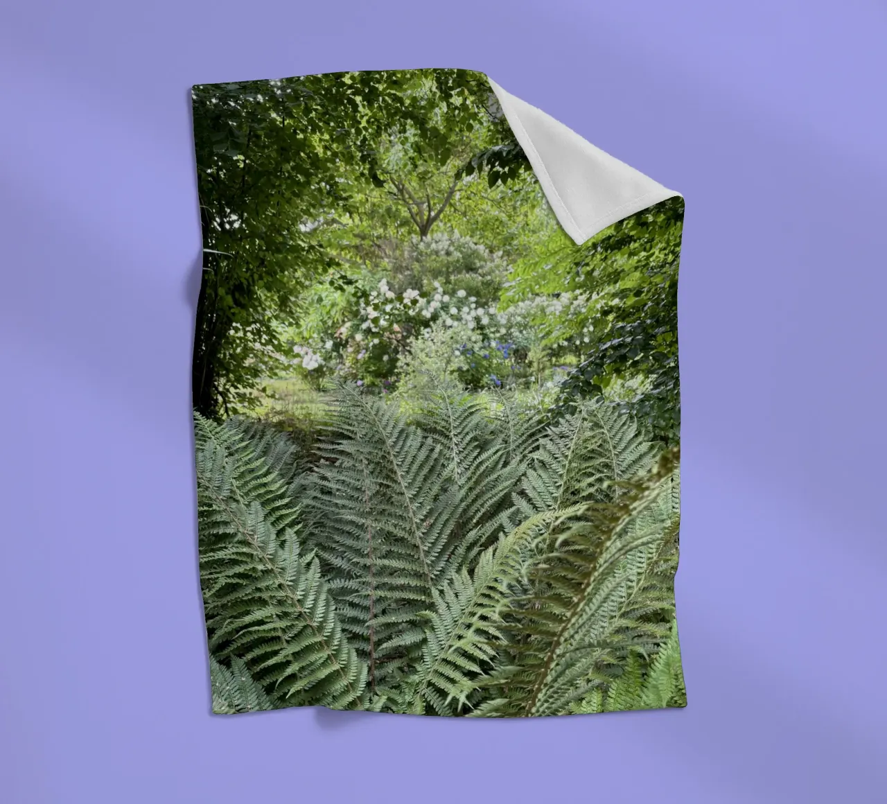 Végétations Fleecedecke von Estelle Création