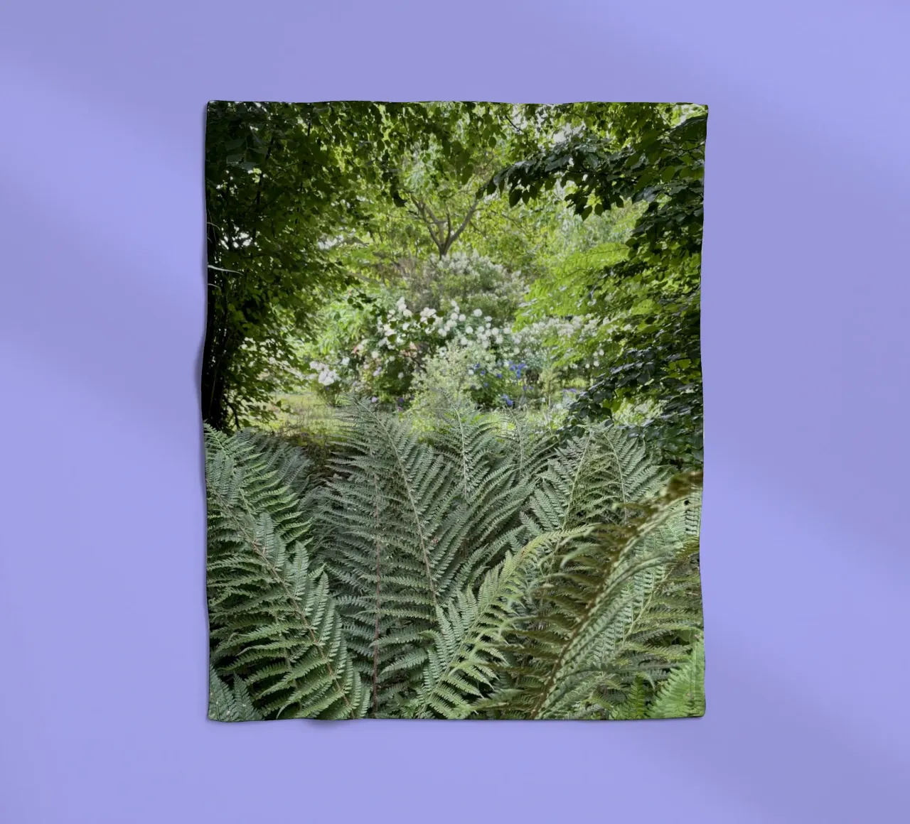 Végétations Fleecedecke von Estelle Création