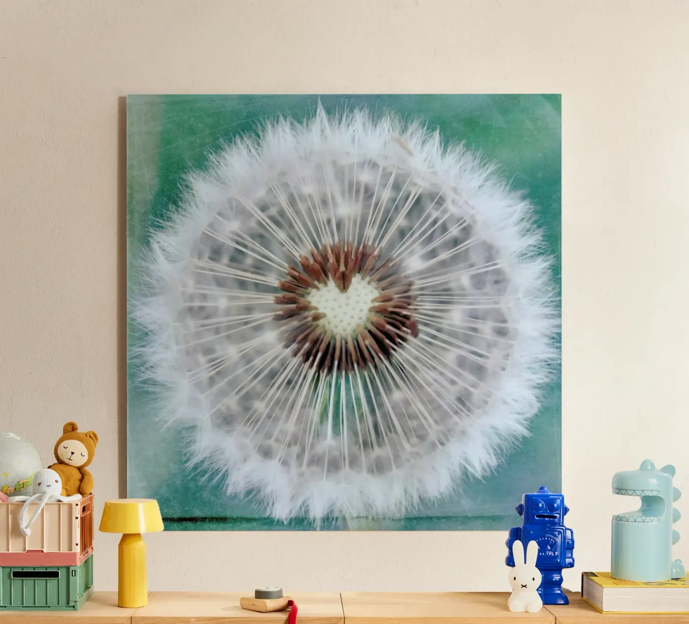 Dandy Heart acryl van Robin Delean