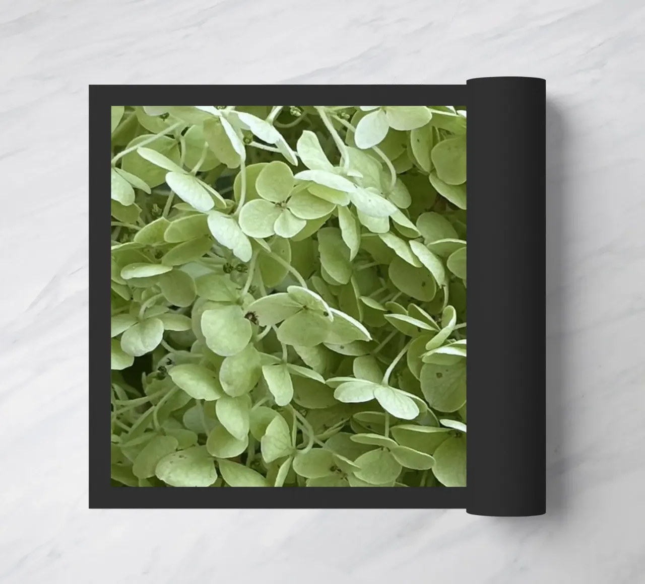 Hydrangea doormat by Estelle Création