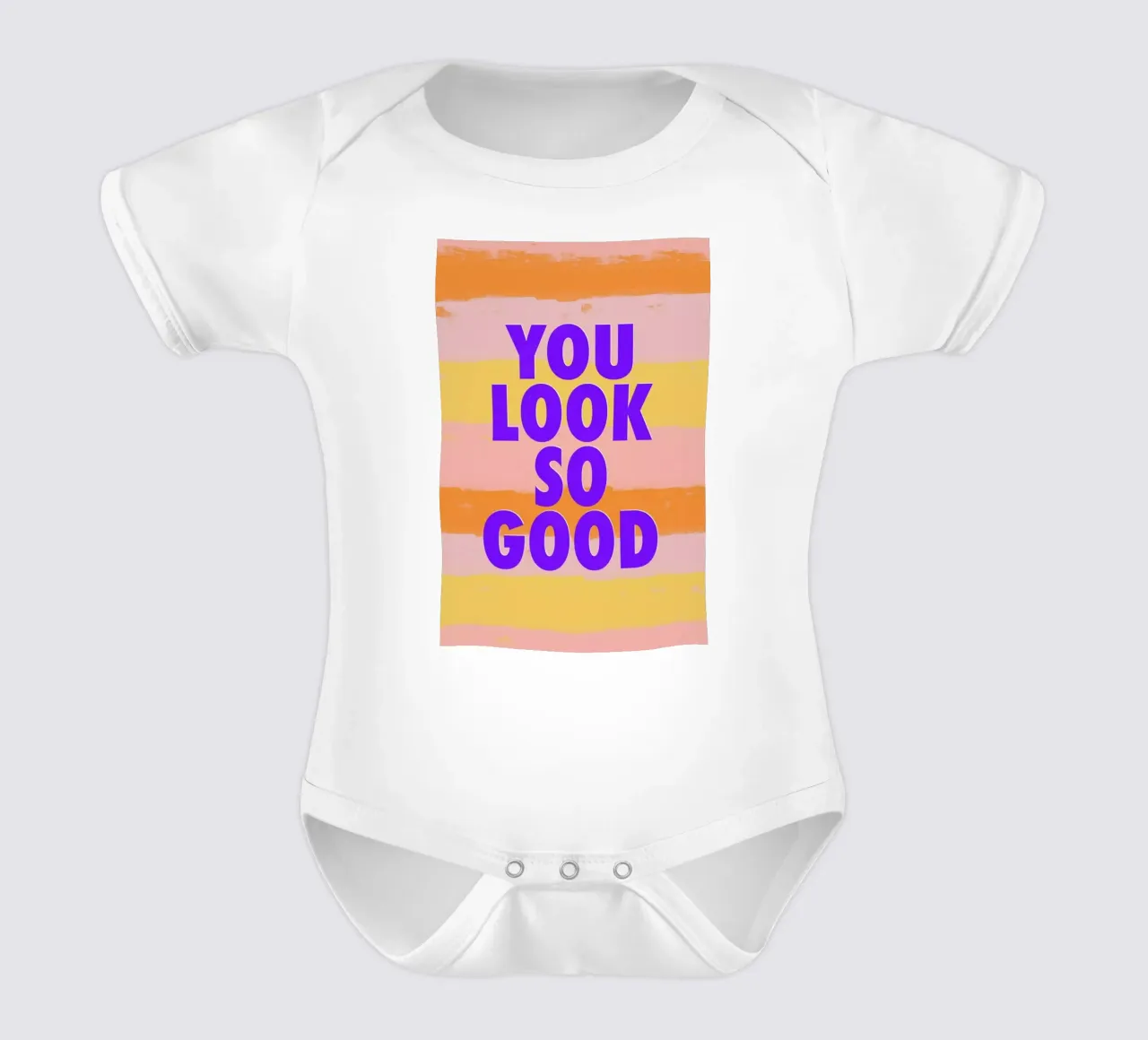 Looking Good body neonato maniche corte da Galaxy Eyes