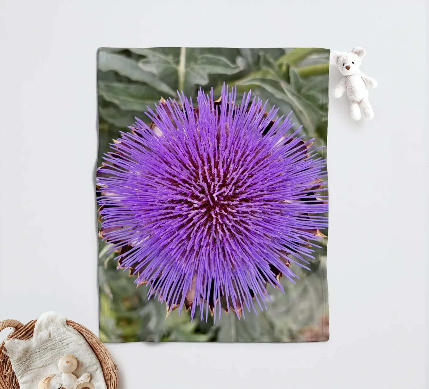 Flower Fleecedecke von Estelle Création