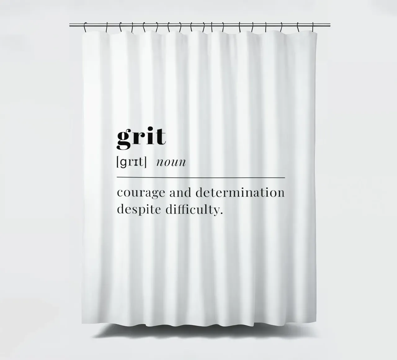 grit Duschvorhang von pilotpegasus