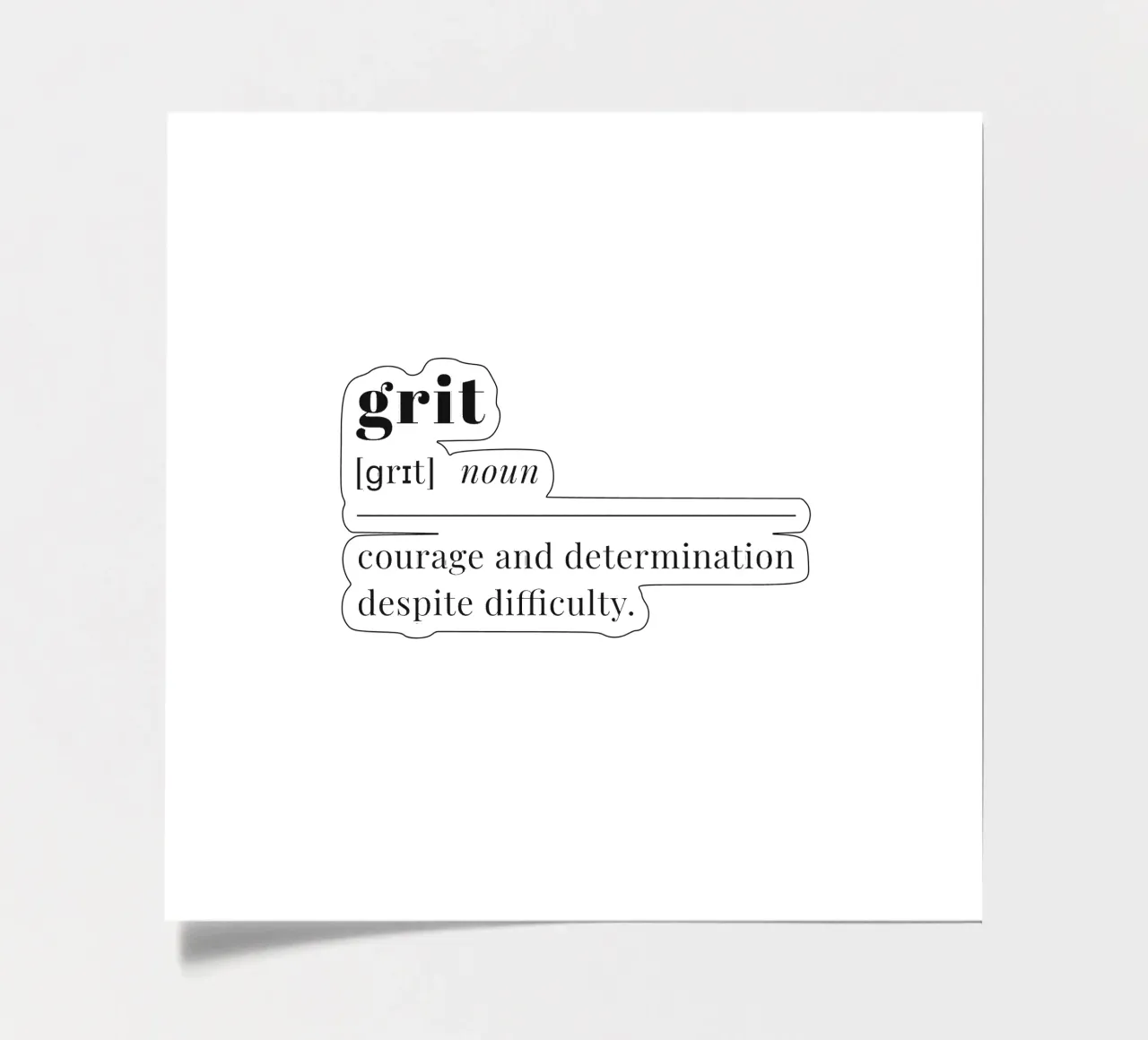 grit Stickerbogen von pilotpegasus