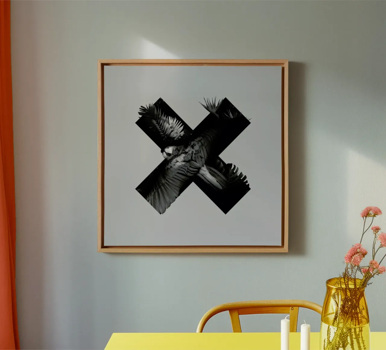 Xotic canvas with Floater frame by Chris Wharton