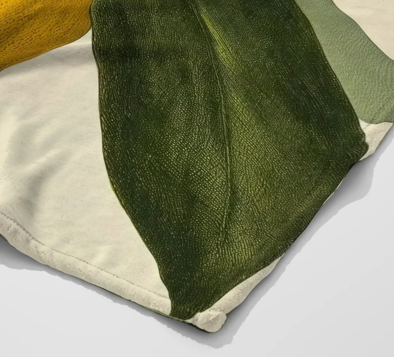 Limone e fiori Retro Vintage Botanico Boho Frutta Tropicale coperta in pile da Gentle Echoes Art