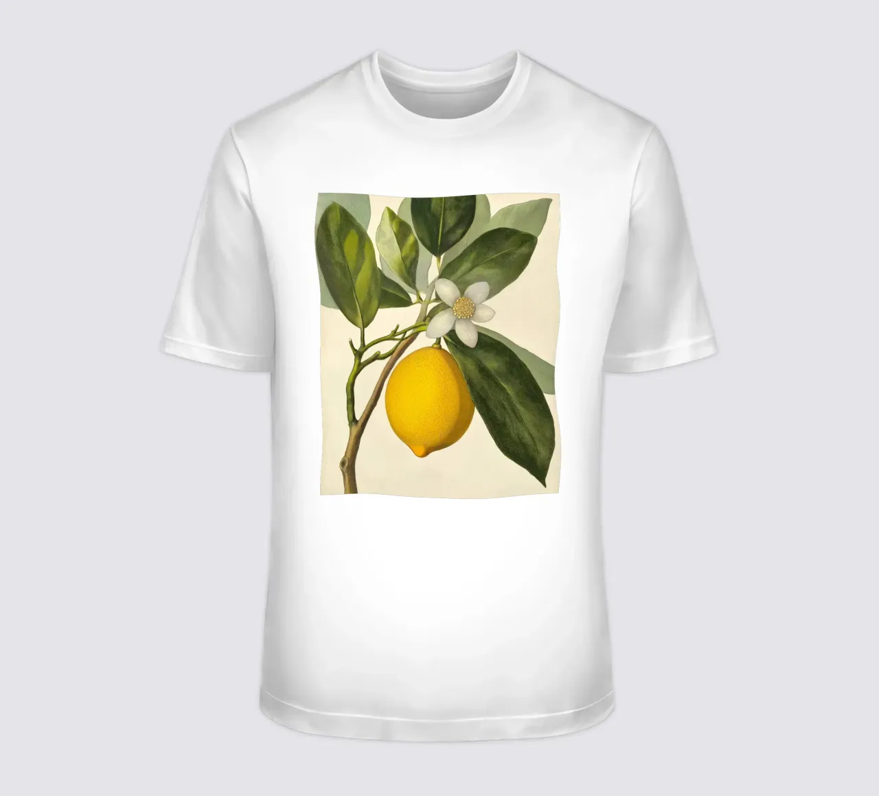 Limone e fiori Retro Vintage Botanico Boho Frutta Tropicale t-shirt da Gentle Echoes Art