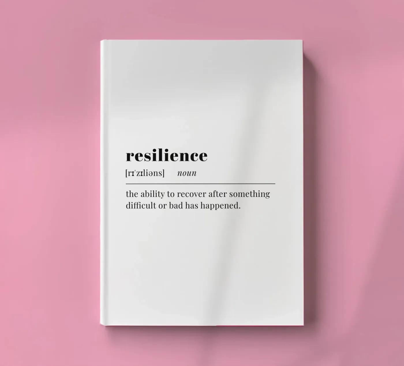 resilience notebook by pilotpegasus