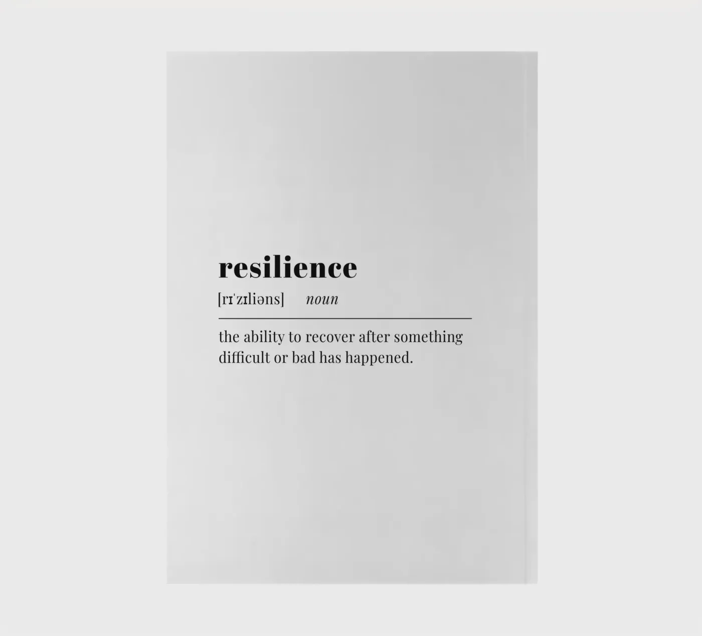 resilience notebook by pilotpegasus