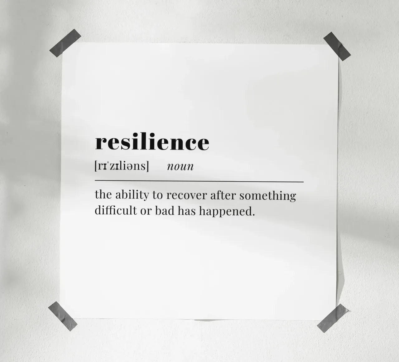 resilience poster by pilotpegasus