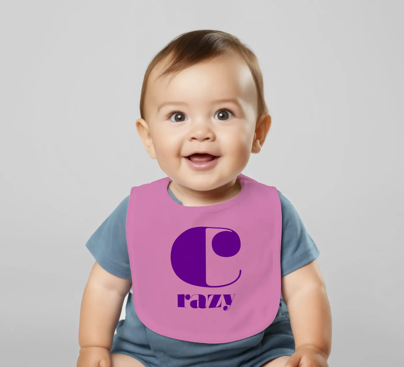 Crazy baby slabbetje van Typehype