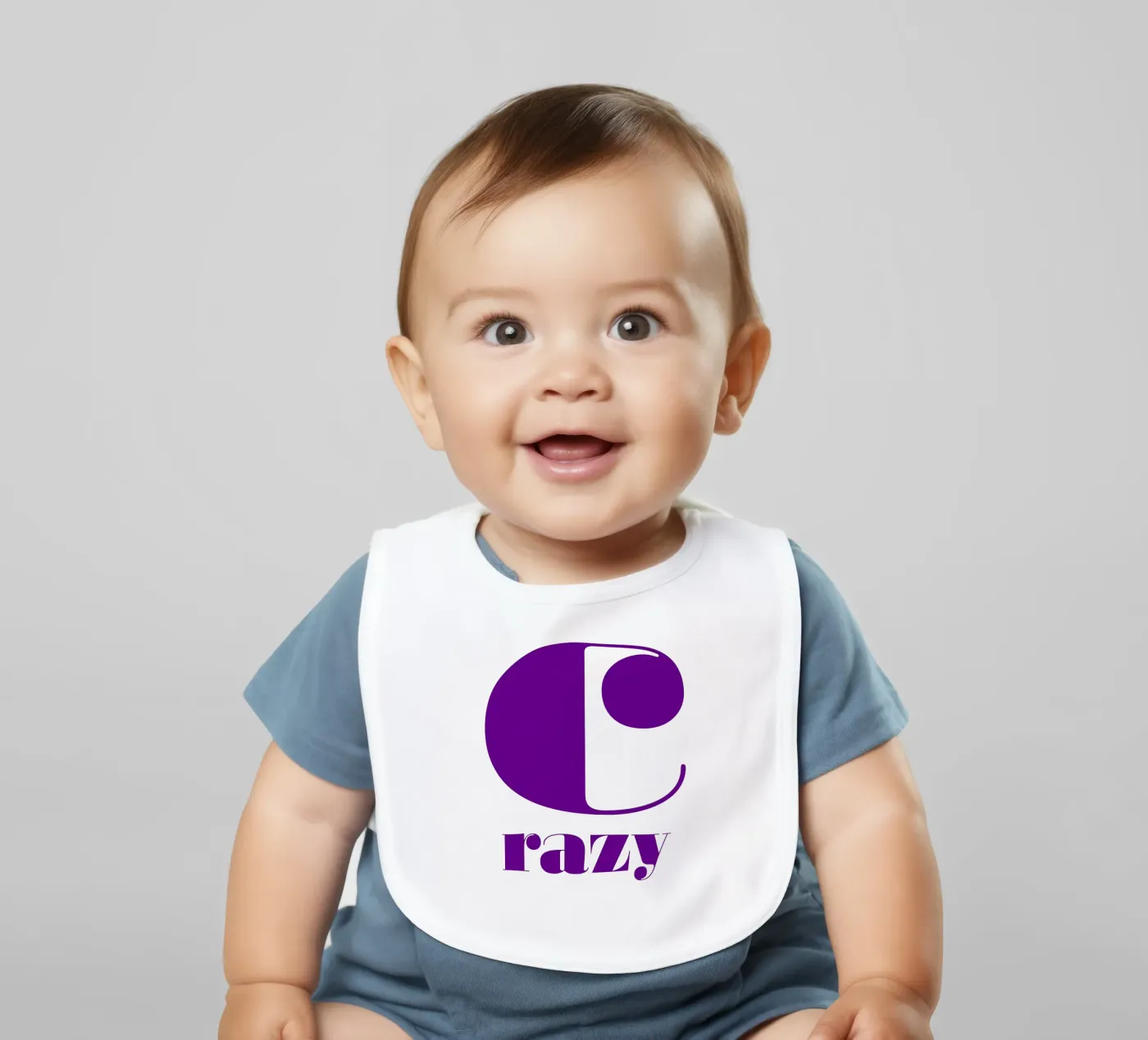 Crazy baby slabbetje van Typehype