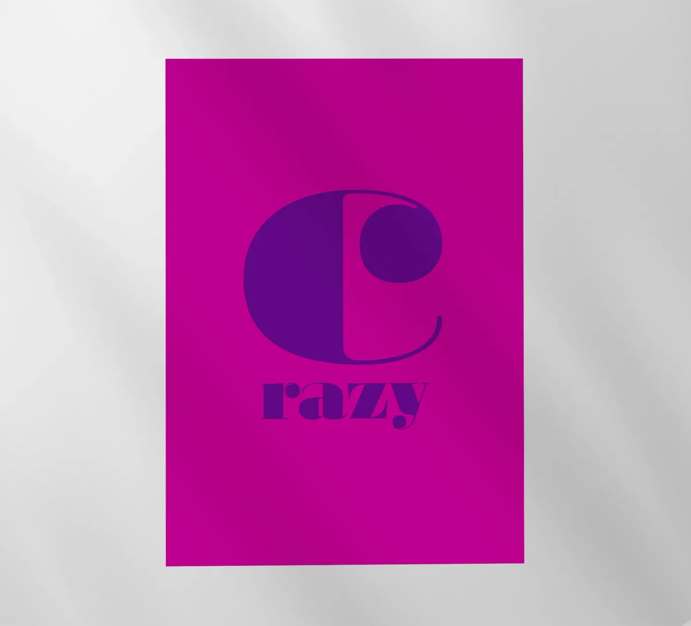 Crazy pellicola backlit da Typehype