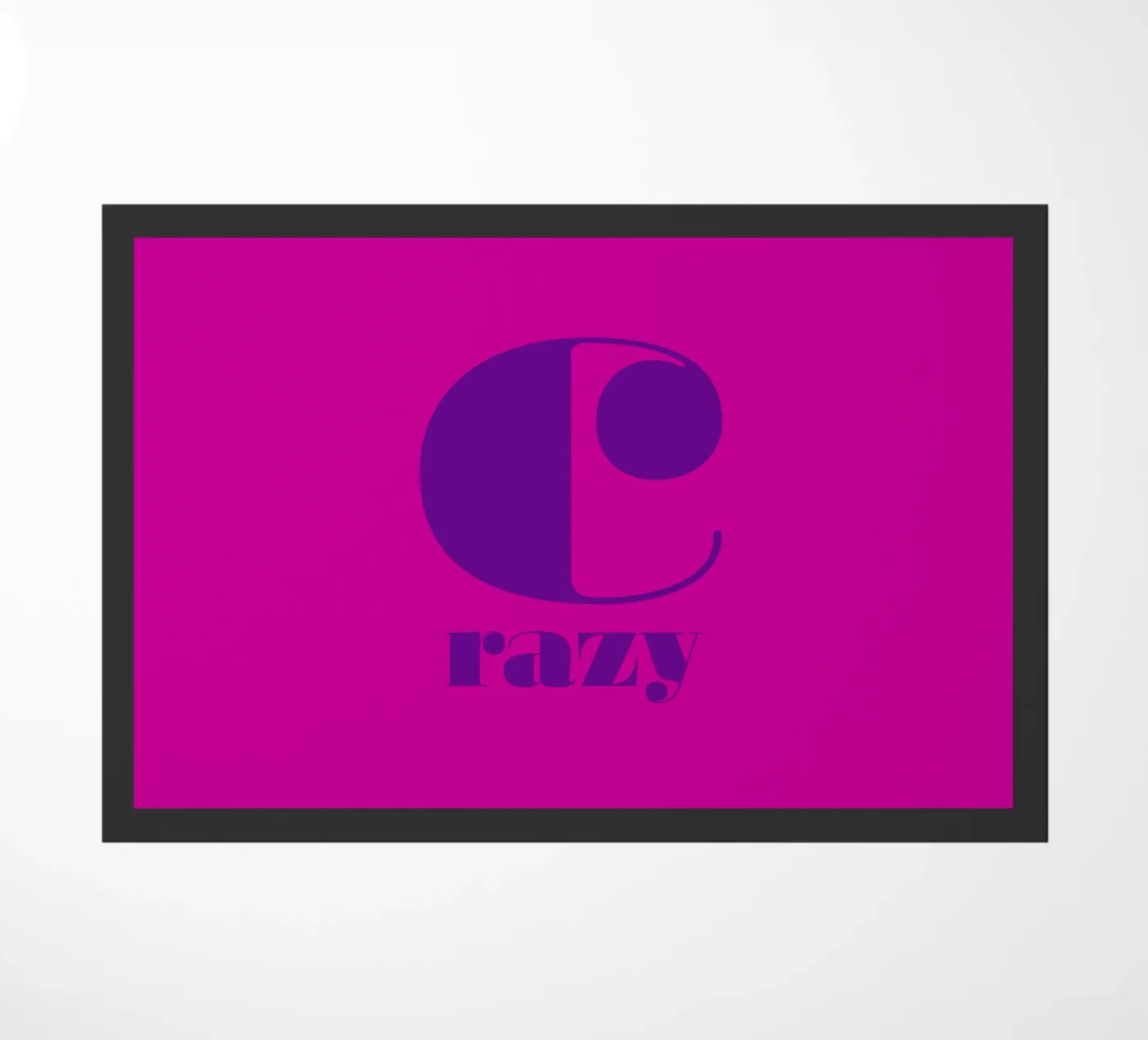 Crazy deurmat van Typehype