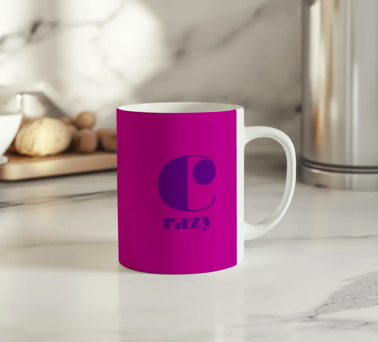 Crazy ceramic mug by Typehype