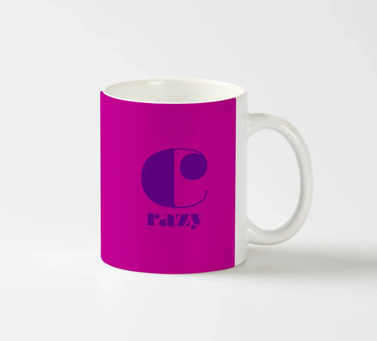 Crazy ceramic mug by Typehype