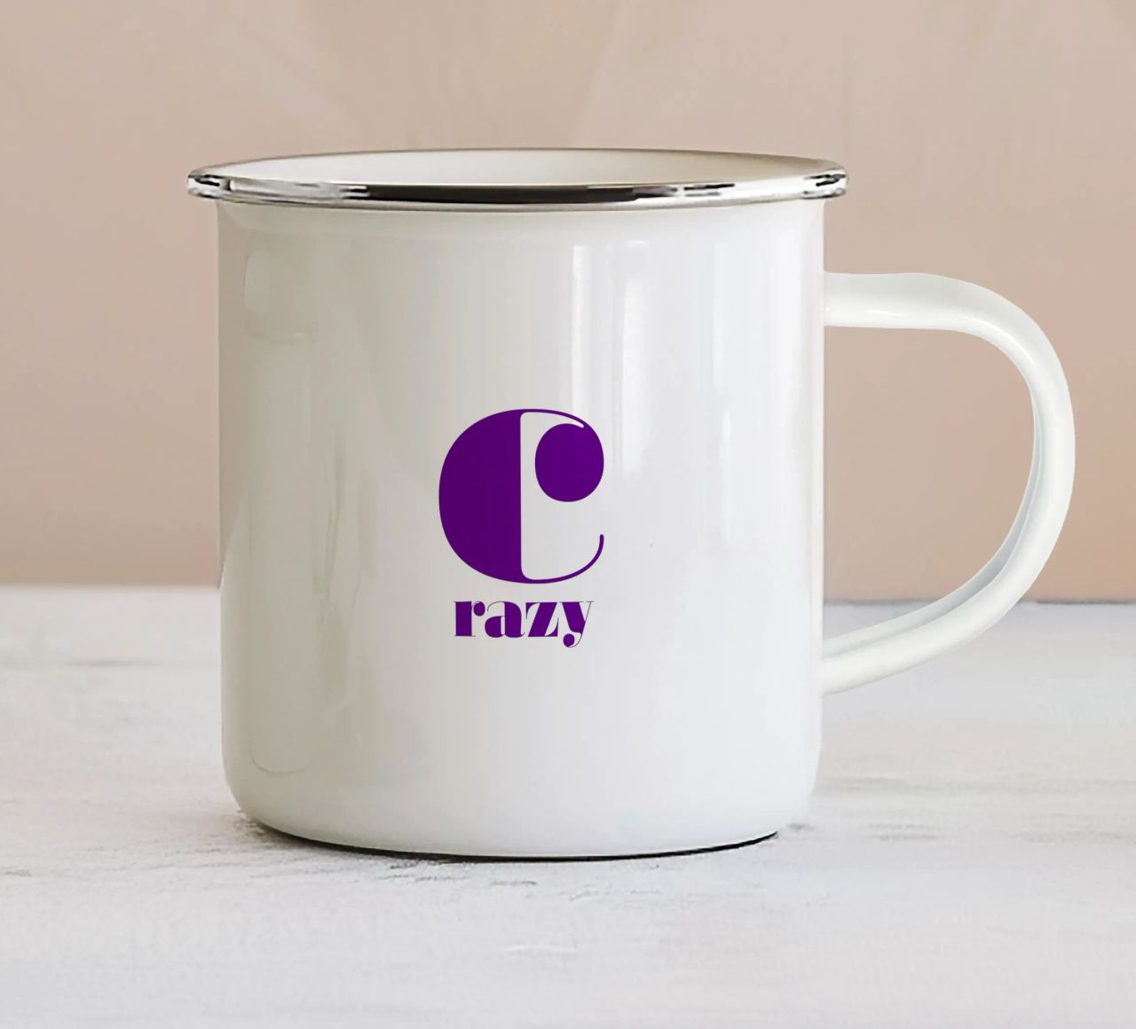 Crazy tazza in smalto da Typehype