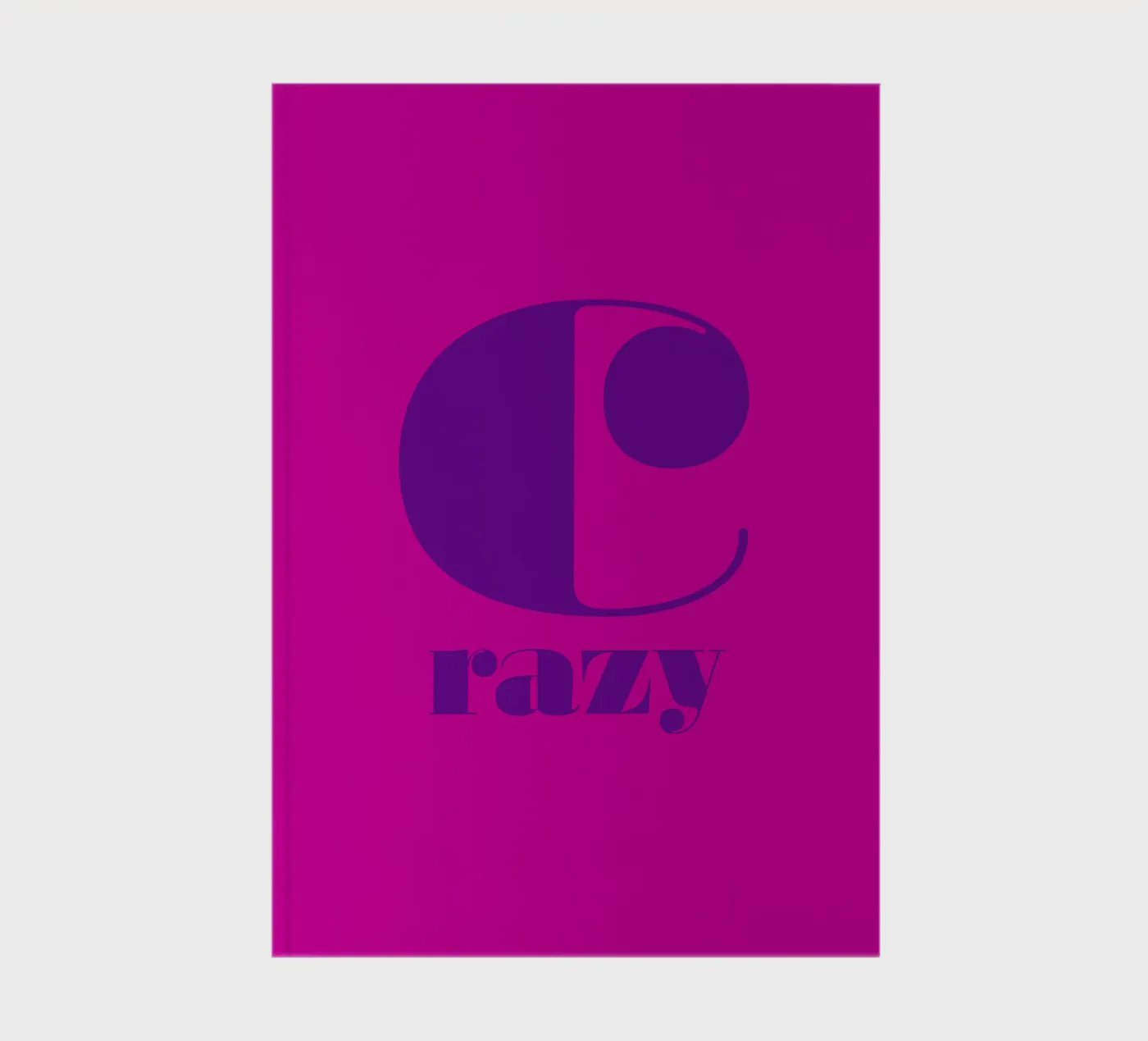 Crazy notebook by Typehype