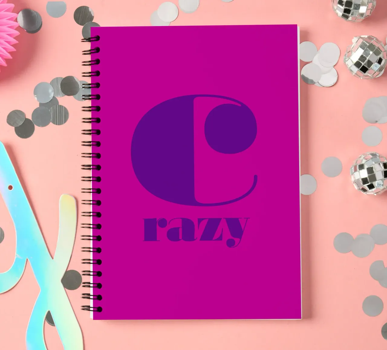 Crazy spiral notebook by Typehype