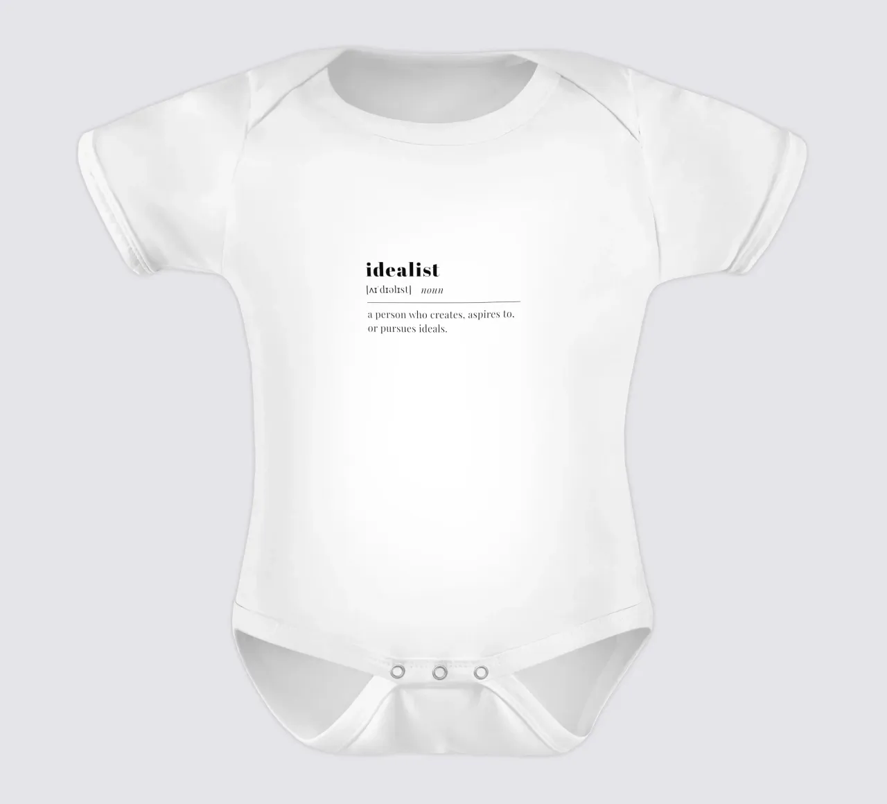 idealist body neonato maniche corte da pilotpegasus