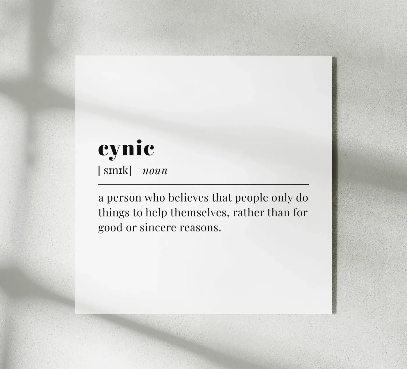 cynic plexiglas de pilotpegasus