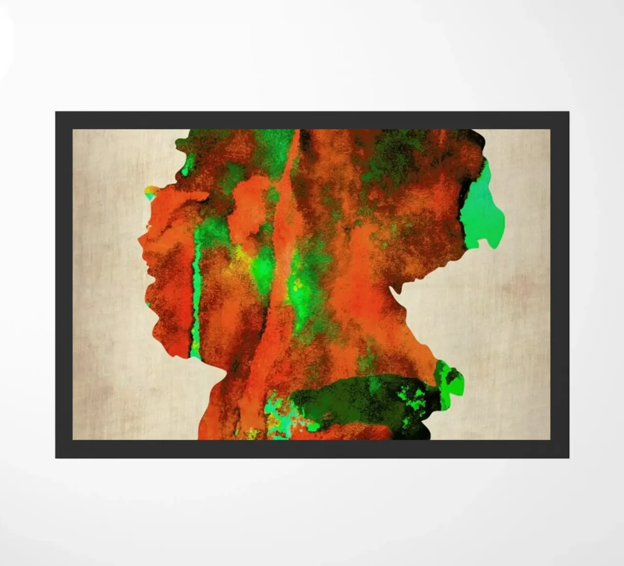 Germany Watercolor Map zerbino da Naxart