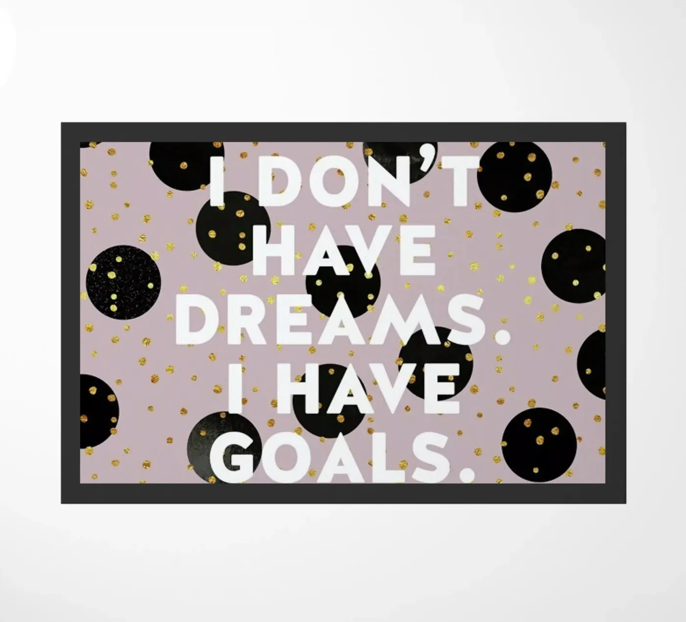 Goals doormat by Elisabeth Fredriksson