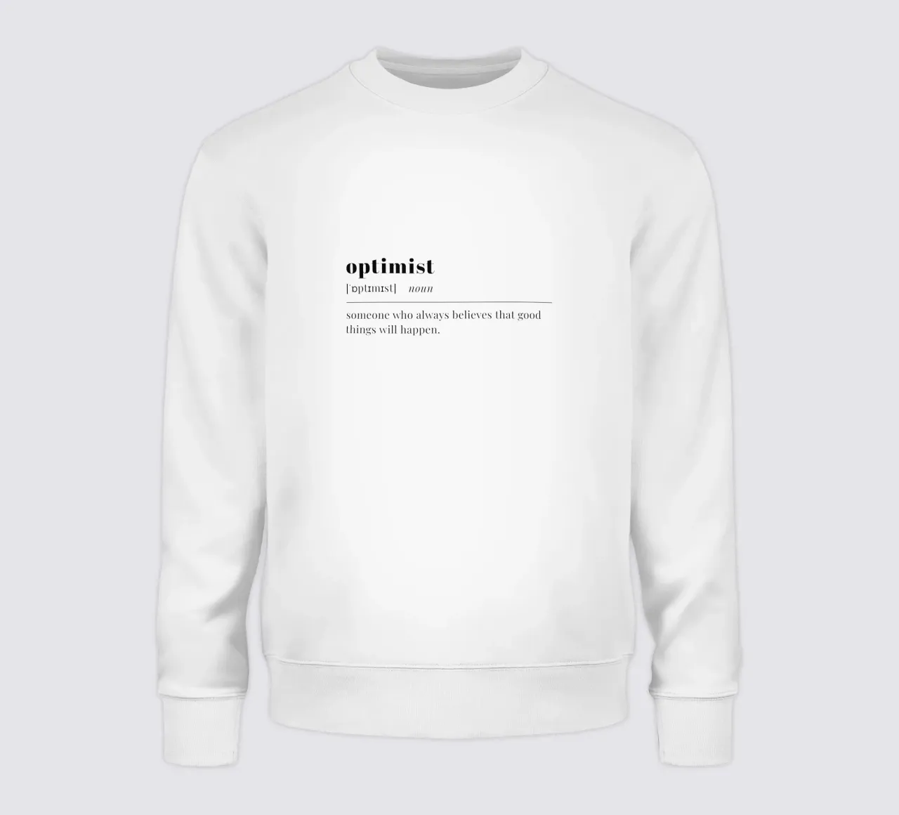 optimist sweatshirt by pilotpegasus