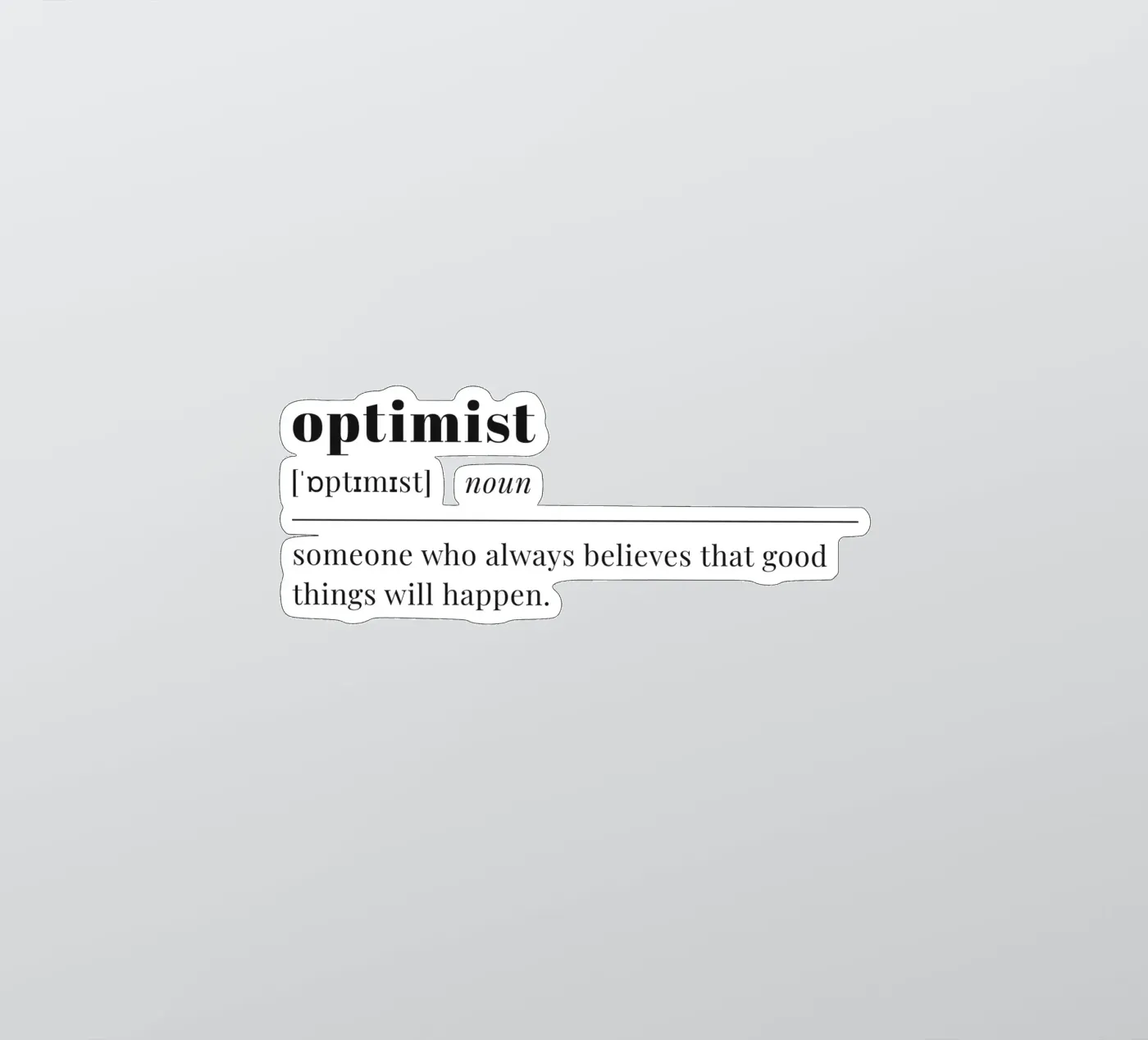 optimist sticker van pilotpegasus