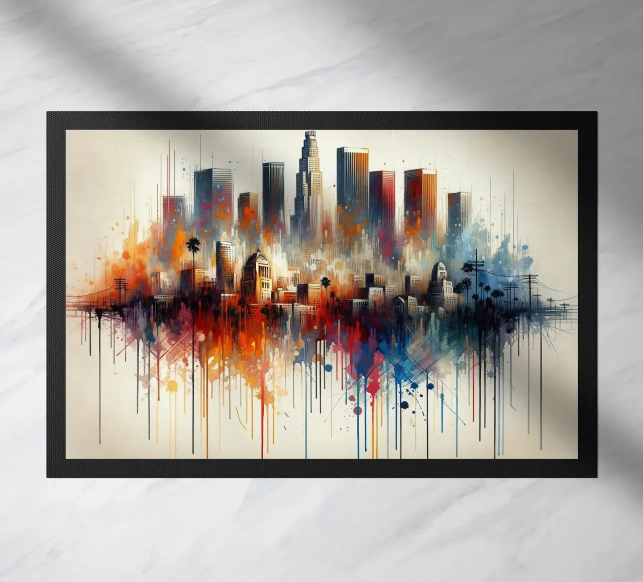 Acquerello Skyline zerbino da Chromatic Fusion Studio