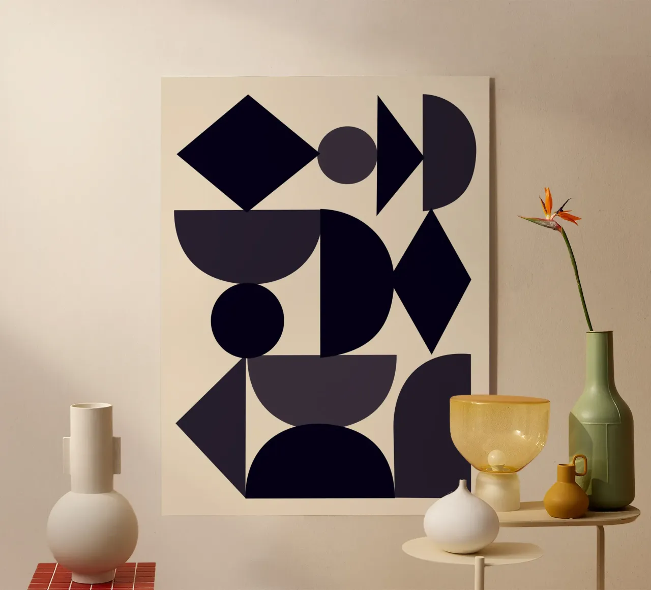 Construct Black acrylic glass by Seed & Signal