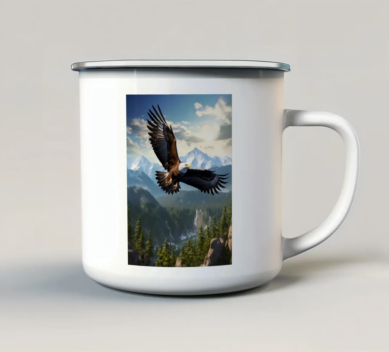 Eagle Mountains 2 tazza in smalto da Mateo