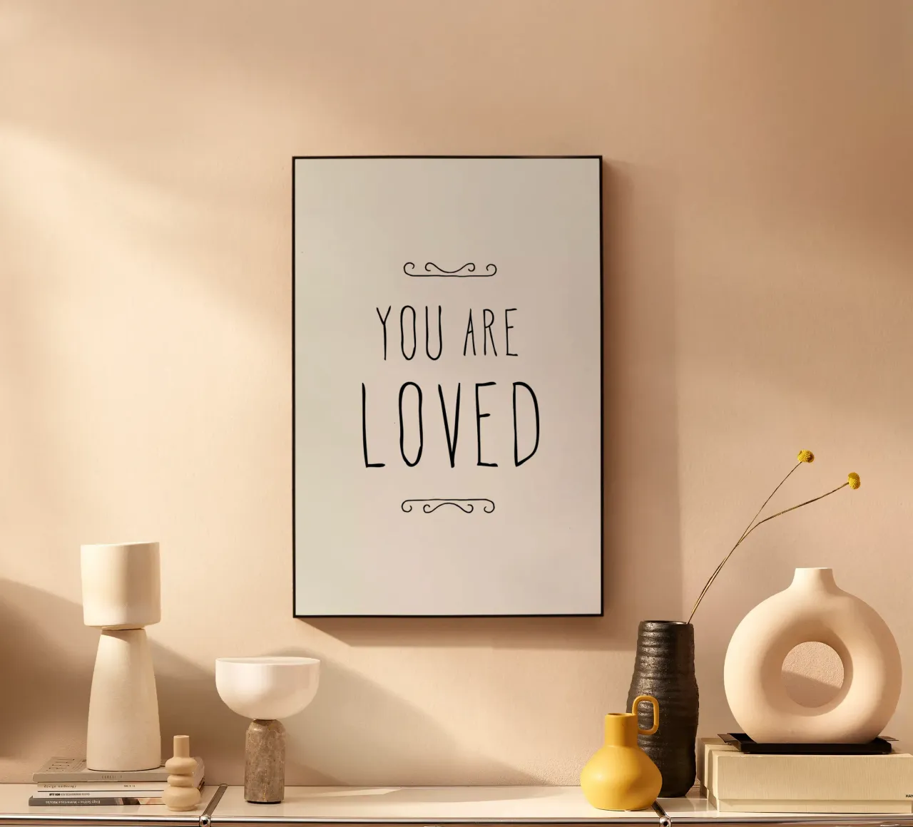 You Are Loved plexiglass da Mottos by Sinan Saydik