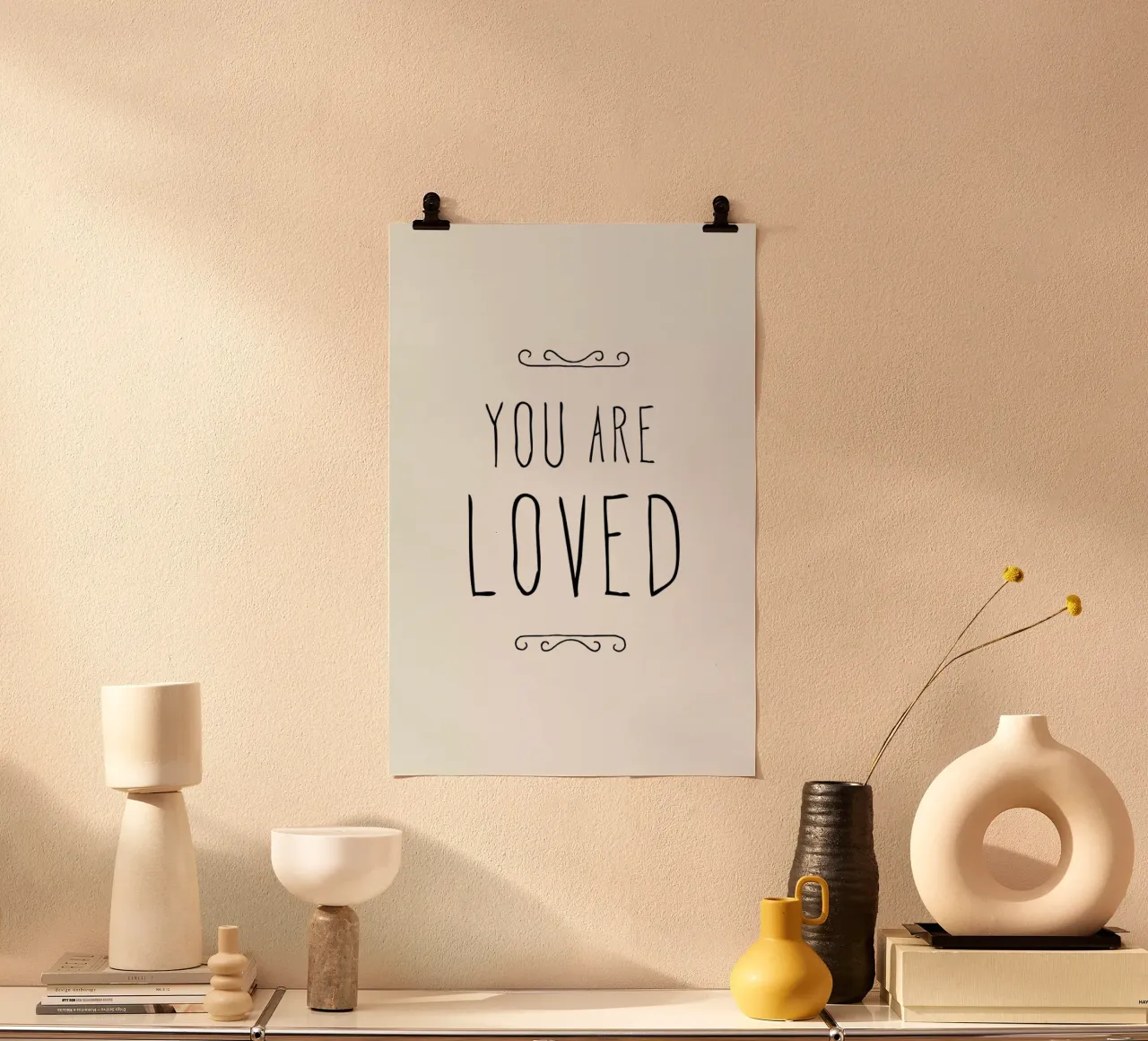 You Are Loved carta hahnemühle da Mottos by Sinan Saydik