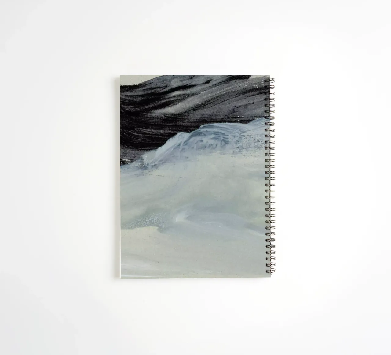 Minimal Brushstrokes 1 spiral notebook by IRIS LEHNHARDT FINE ART