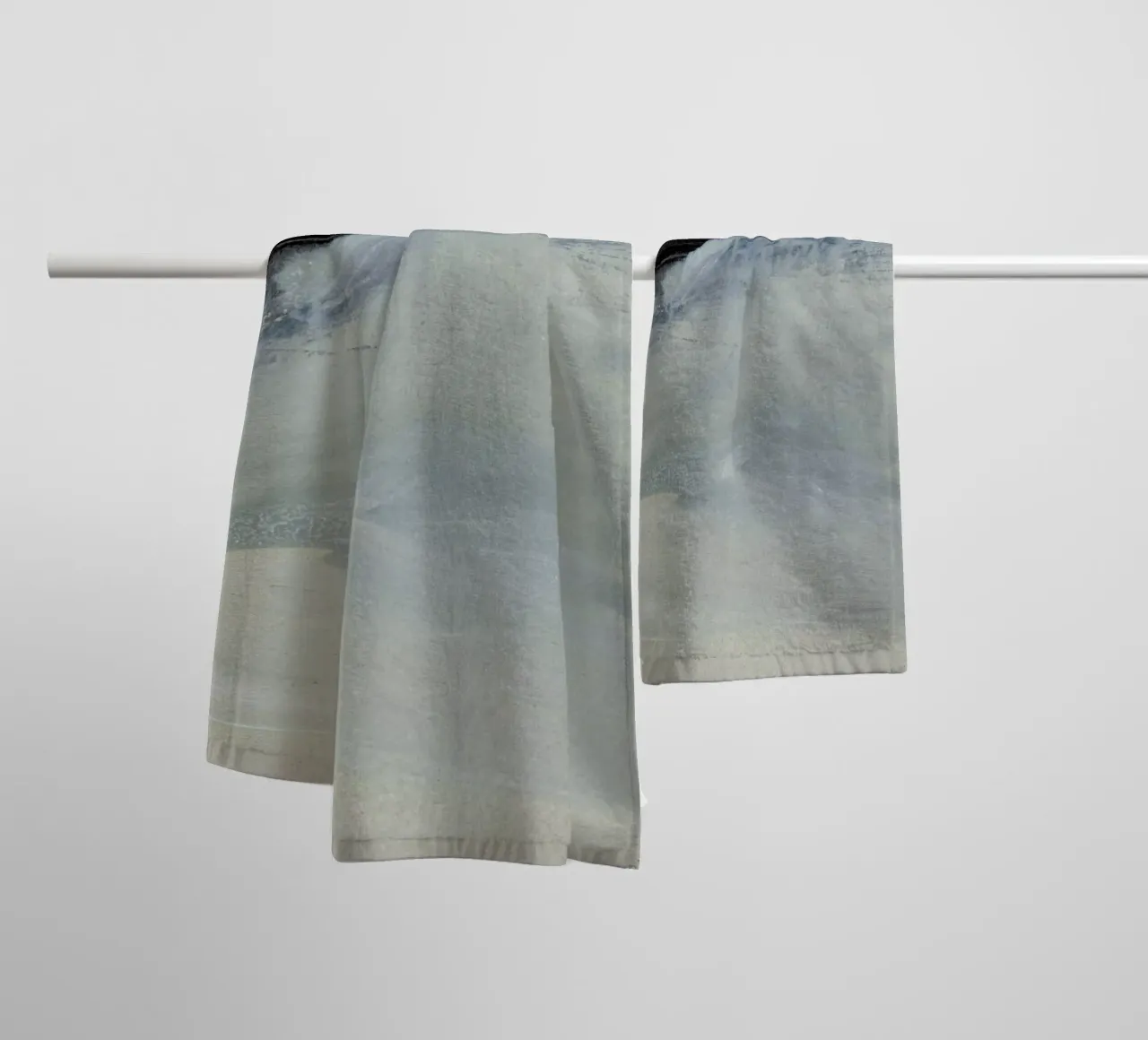 Minimal Brushstrokes 1 asciugamano da bagno da IRIS LEHNHARDT FINE ART