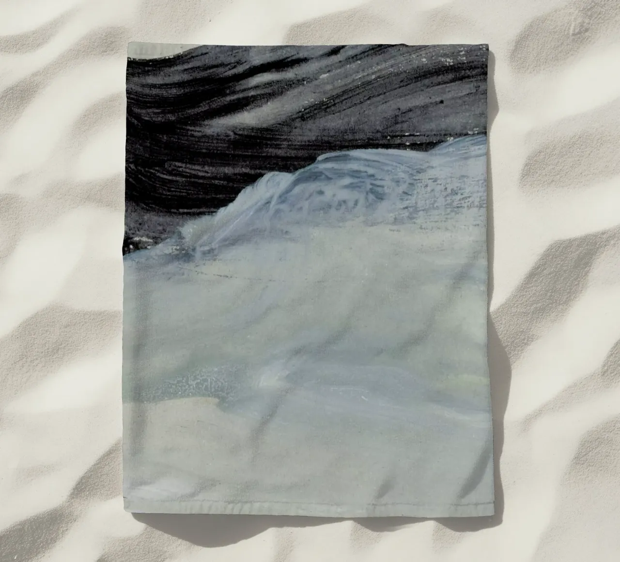 Minimal Brushstrokes 1 telo mare da IRIS LEHNHARDT FINE ART