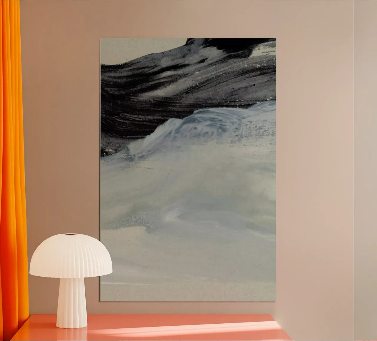 Minimal Brushstrokes 1 Poster von IRIS LEHNHARDT FINE ART