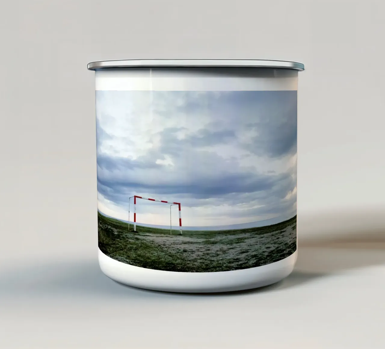Beach Ball tazza in smalto da Sattrup & Høst