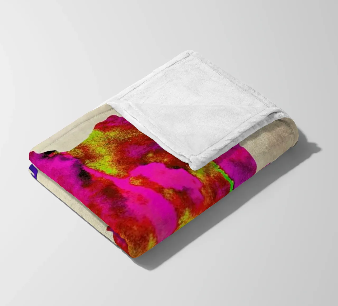 Barcelona Watercolor Map coperta in pile da Naxart