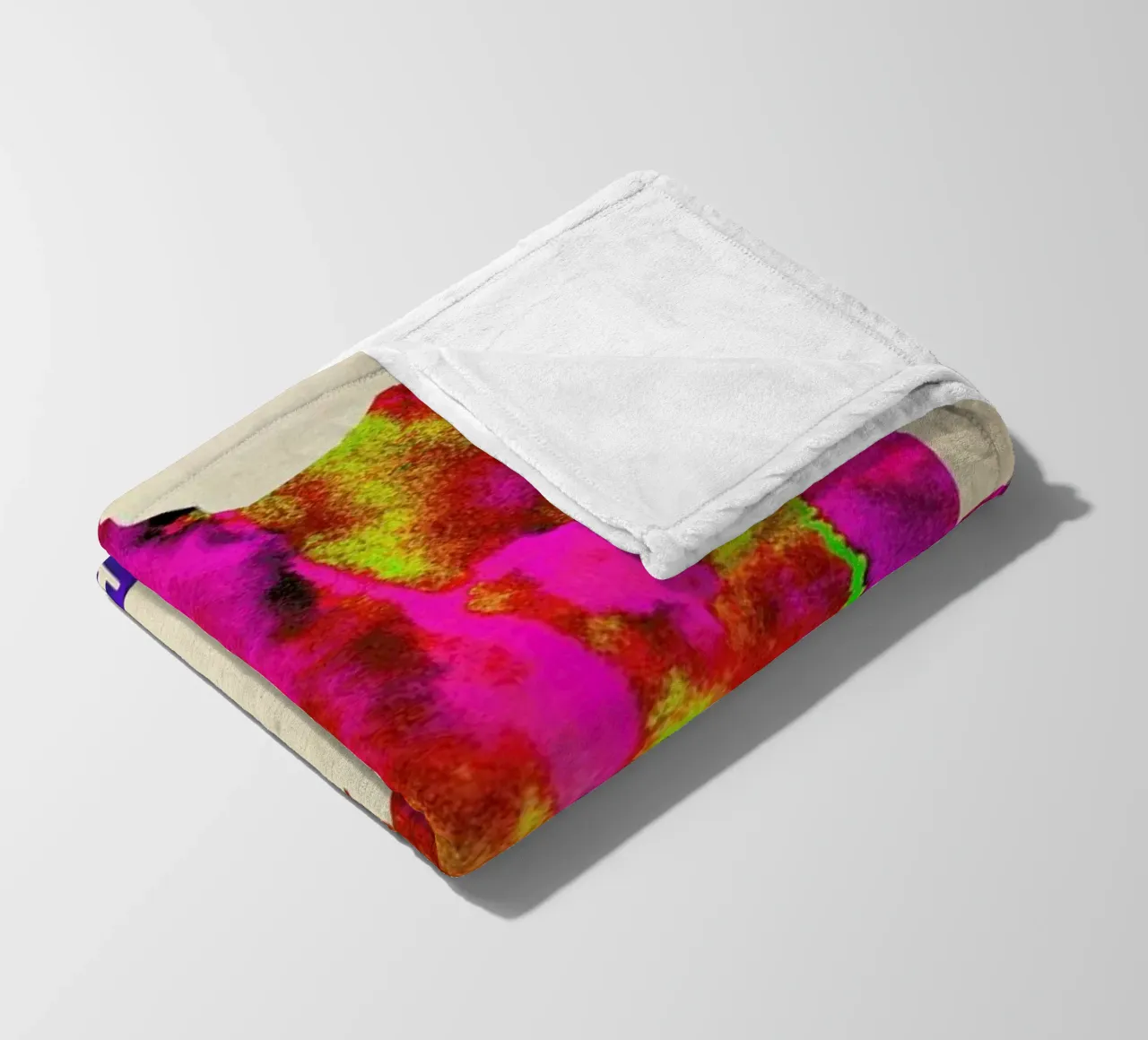 Barcelona Watercolor Map coperta in pile da Naxart