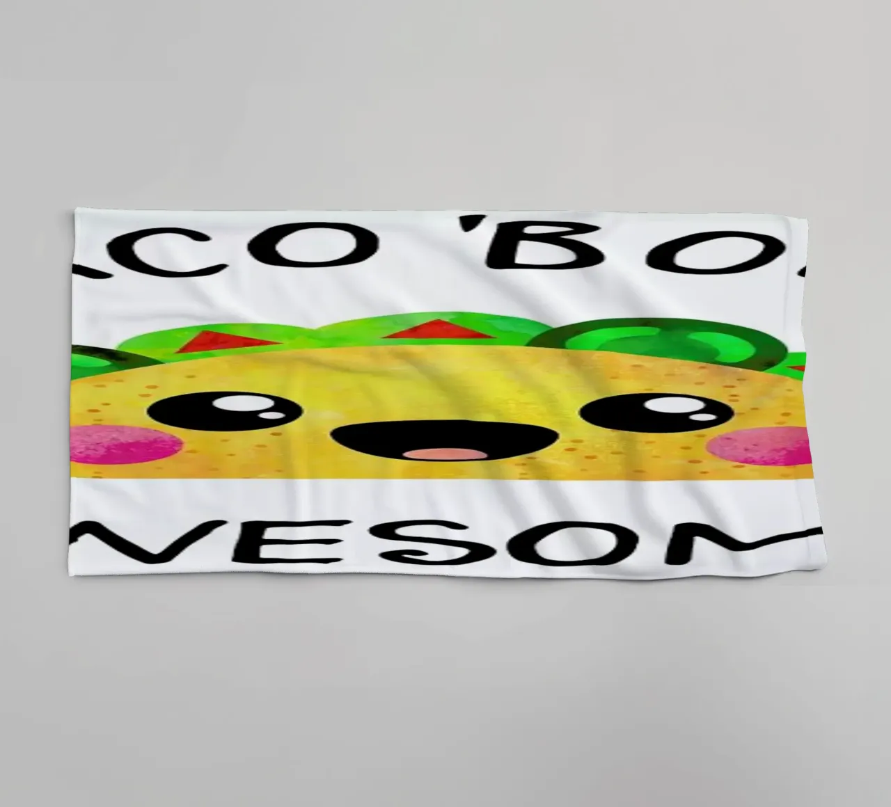 Taco Bout Awesome asciugamano da bagno da Elisabeth Fredriksson