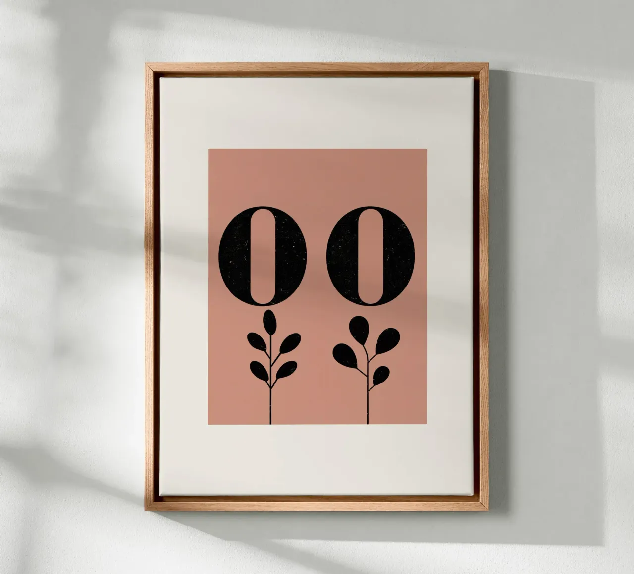 Zero Zero (Apricot) canvas by treechild