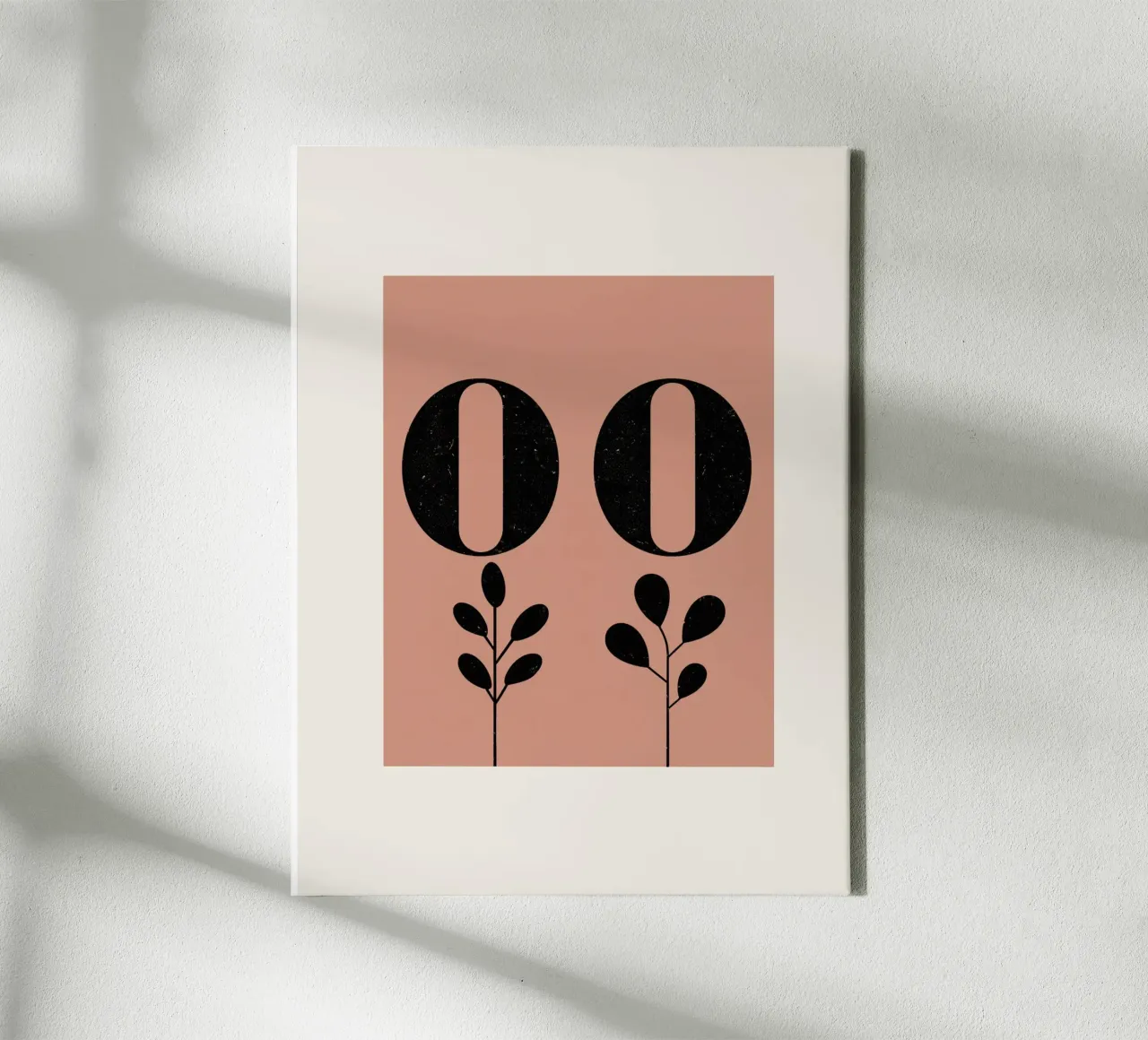 Zero Zero (Apricot) canvas by treechild