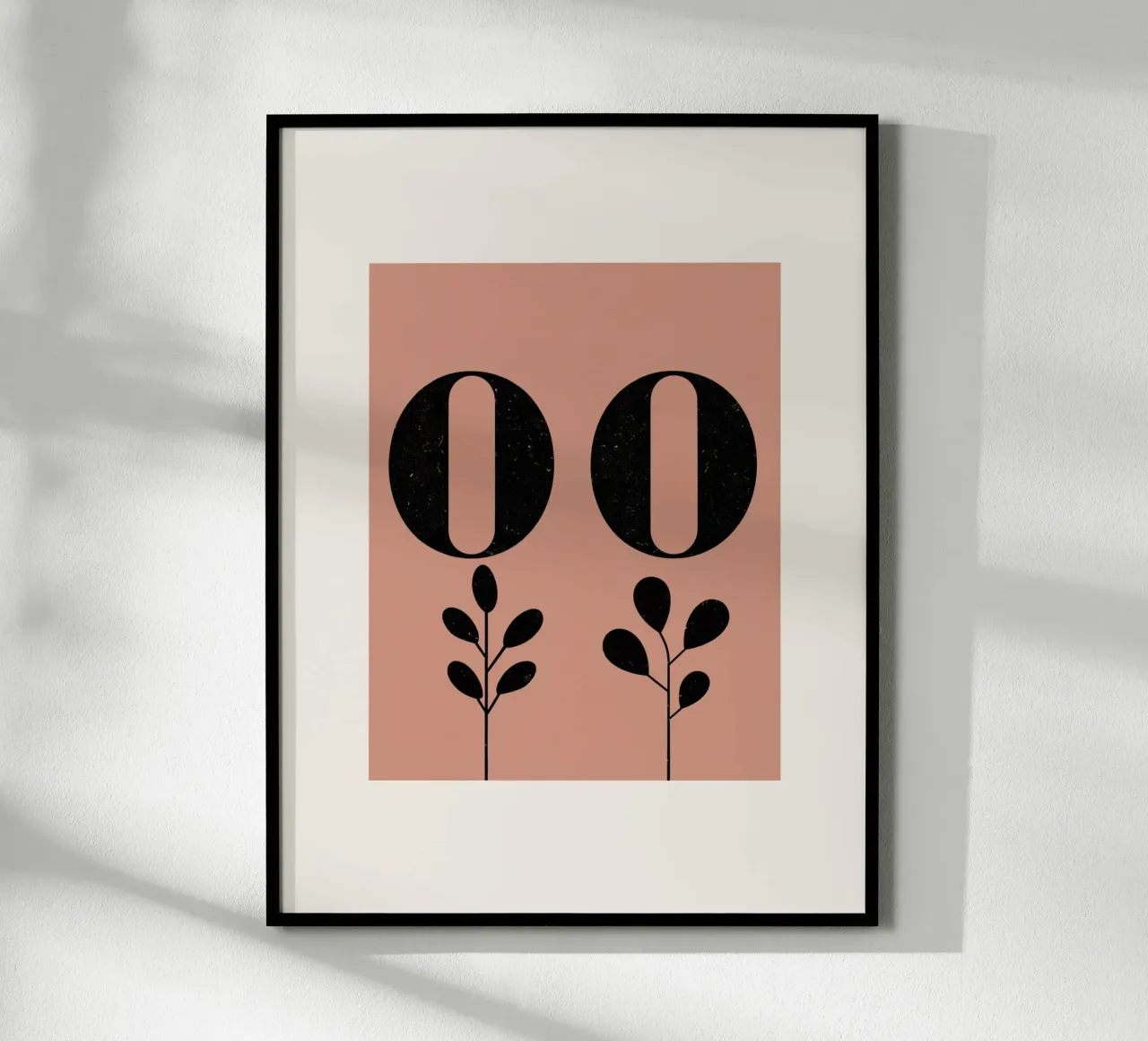 Zero Zero (Apricot) Poster von treechild