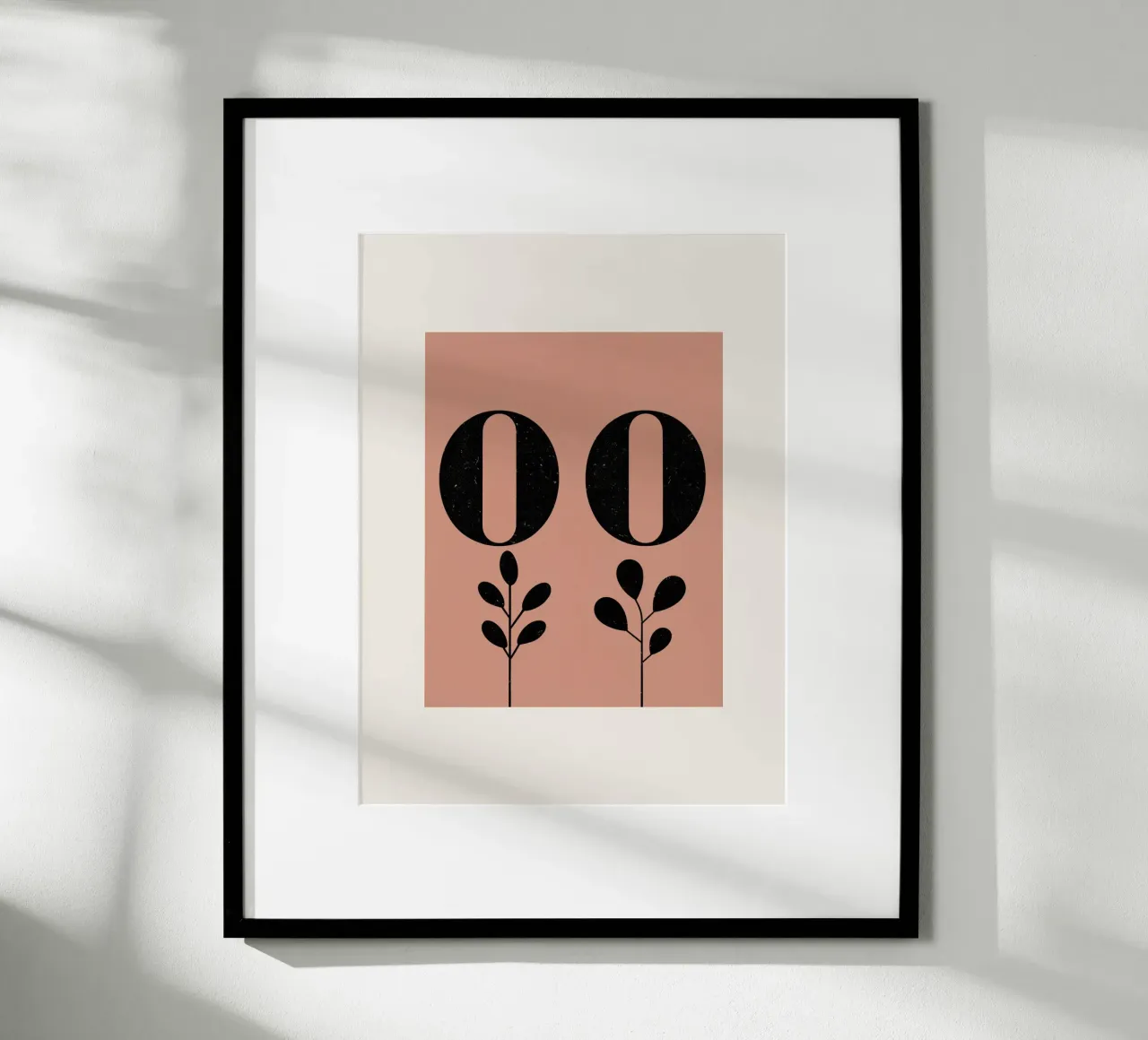 Zero Zero (Apricot) Poster von treechild