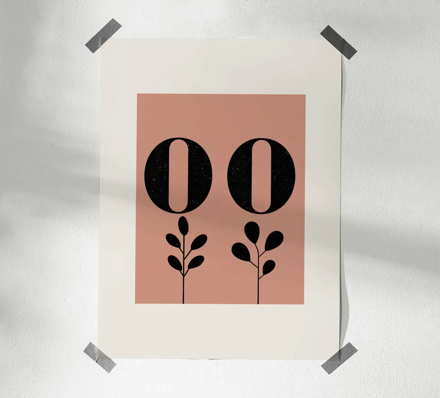 Zero Zero (Apricot) poster by treechild